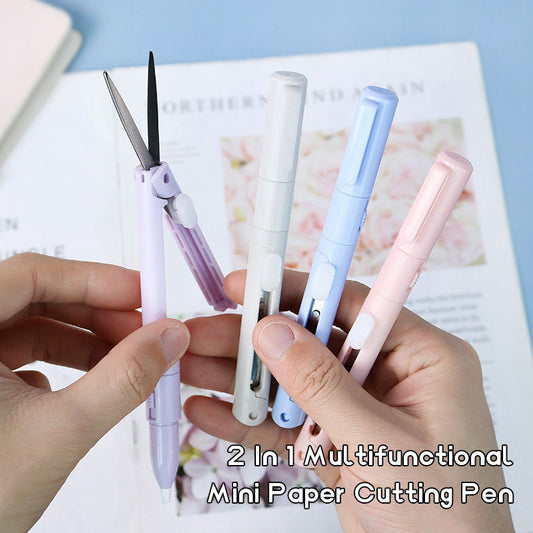 2 In 1 Multifunctional Mini Paper Cutting Pen