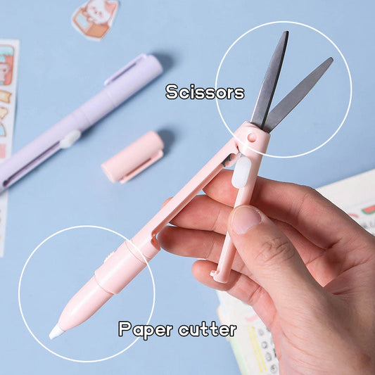2 In 1 Multifunctional Mini Paper Cutting Pen