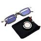 Foldable Reading Glasses for Presbyopia - Equipped with glasses leather pocket
