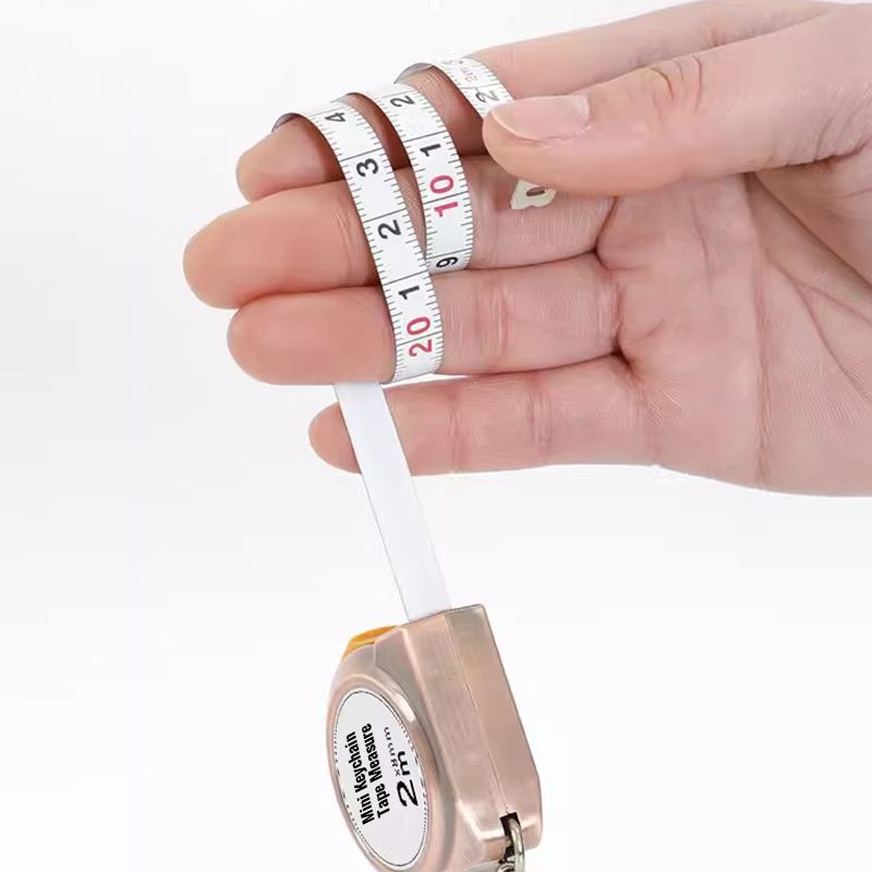 2m Mini Keychain Tape Measure