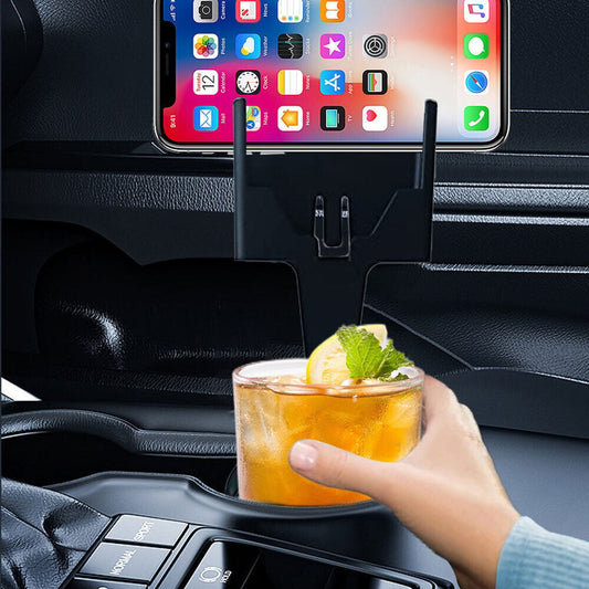 Car cell phone holder & cup holder